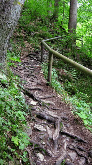 Die Schleifmühlenklamm bei Unterammergau