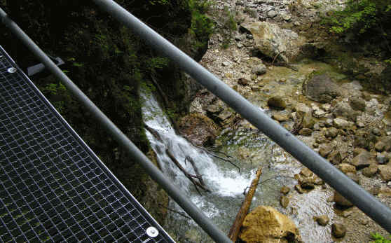 Die Schleifmühlenklamm bei Unterammergau