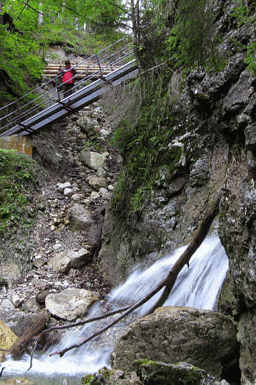 Die Schleifmühlenklamm bei Unterammergau