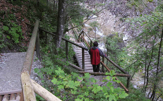 Die Schleifmühlenklamm bei Unterammergau