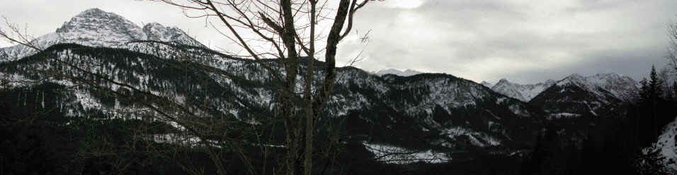 Schaufestung Schloßkopf im Winter