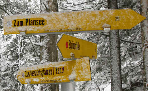 Stuibenfälle bei Reutte in Tirol