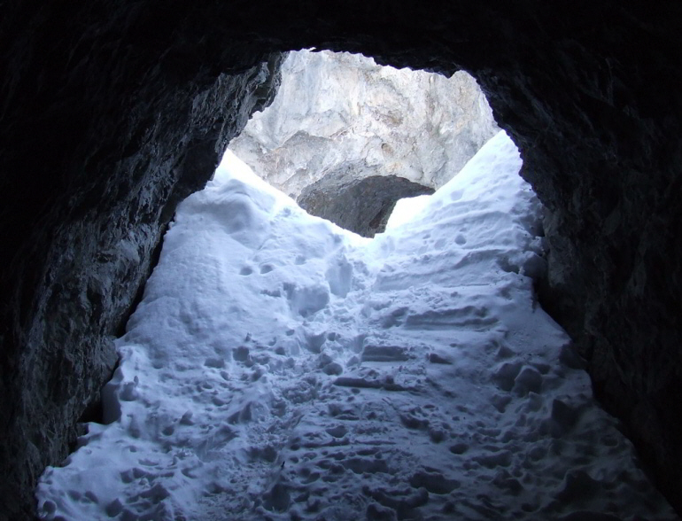 Tunnelweg Sulzalm Winter