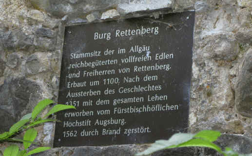 Burgruine Vorderburg