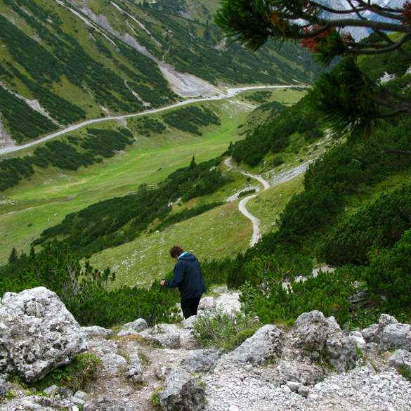 Hahntenjoch - Anhalterhütte