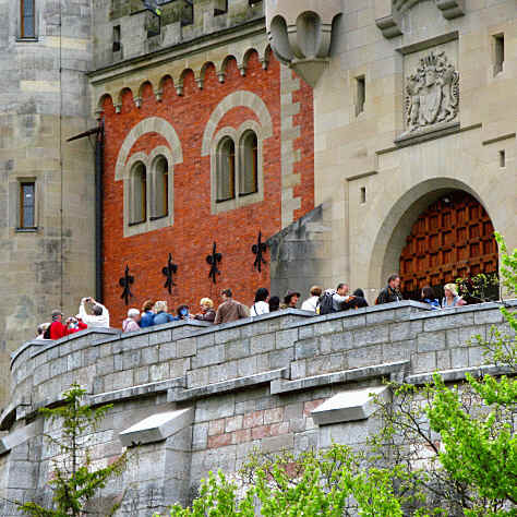 Aussichtsplattform Schloß Neuschwanstein