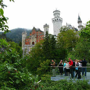 Aussichtsplattform Schloß Neuschwanstein