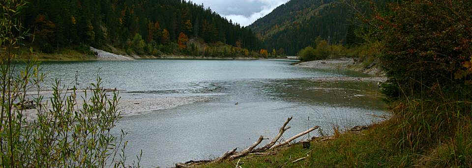 Rotlech Stausee Rundweg