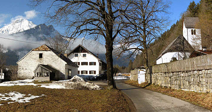 Vils Kreuzweg und Ruine Vilsegg