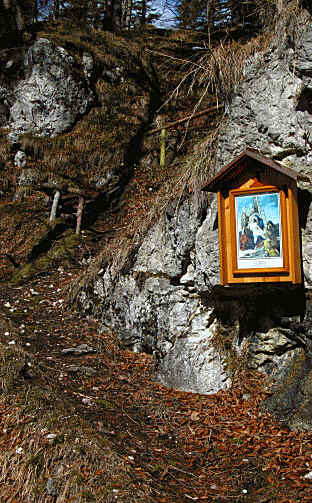 Vils Kreuzweg und Ruine Vilsegg