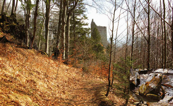 Vils Kreuzweg und Ruine Vilsegg