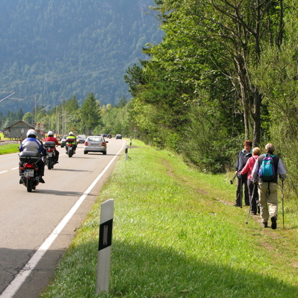 Hängebrücke - Brunnsteinhütte