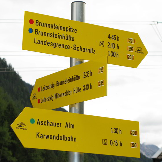 Hängebrücke - Brunnsteinhütte