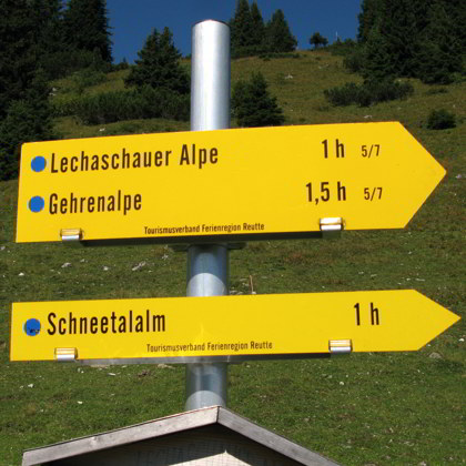 Lechaschauer und Gehren Alm