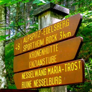 Wasserfallweg Nesselwang