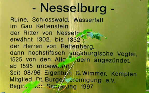 Wasserfallweg Nesselwang