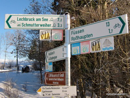 Winterwanderung VIA Claudia