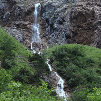 Vilsalpsee Bergaicht Wasserfall