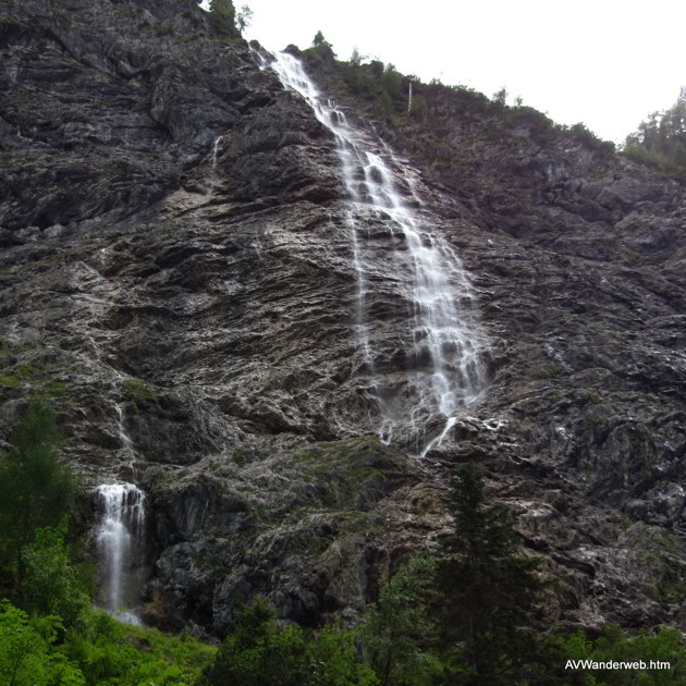 Vilsalpsee Bergaicht Wasserfall