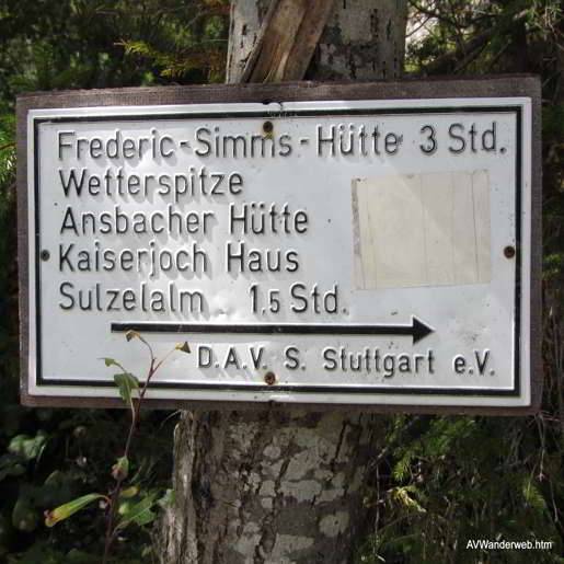 Sulzlalm Tunnelweg Holzgau