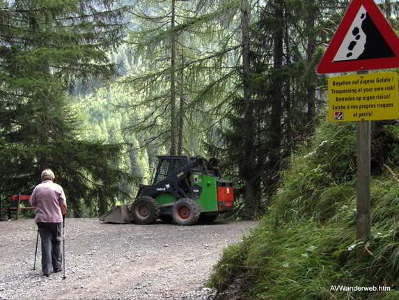 Sulzlalm Tunnelweg Holzgau