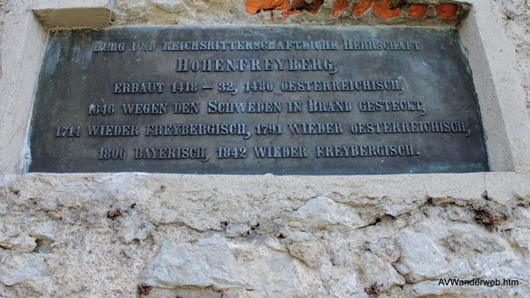 Burgruinen Frey und Eisenberg