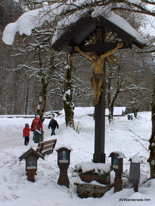 Parnachklamm im Eis