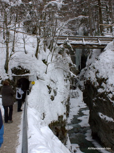 Parnachklamm im Eis