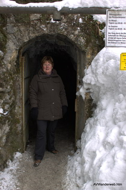 Parnachklamm im Eis