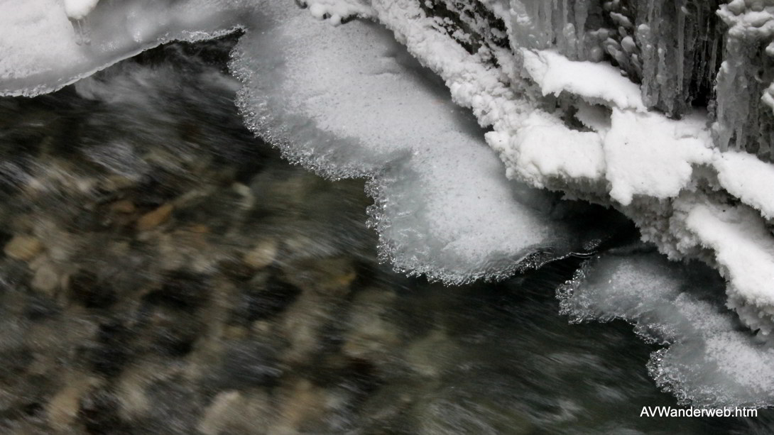 Parnachklamm im Eis