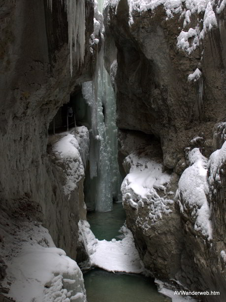 Parnachklamm im Eis