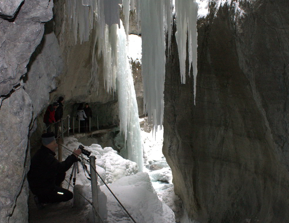 Parnachklamm im Eis