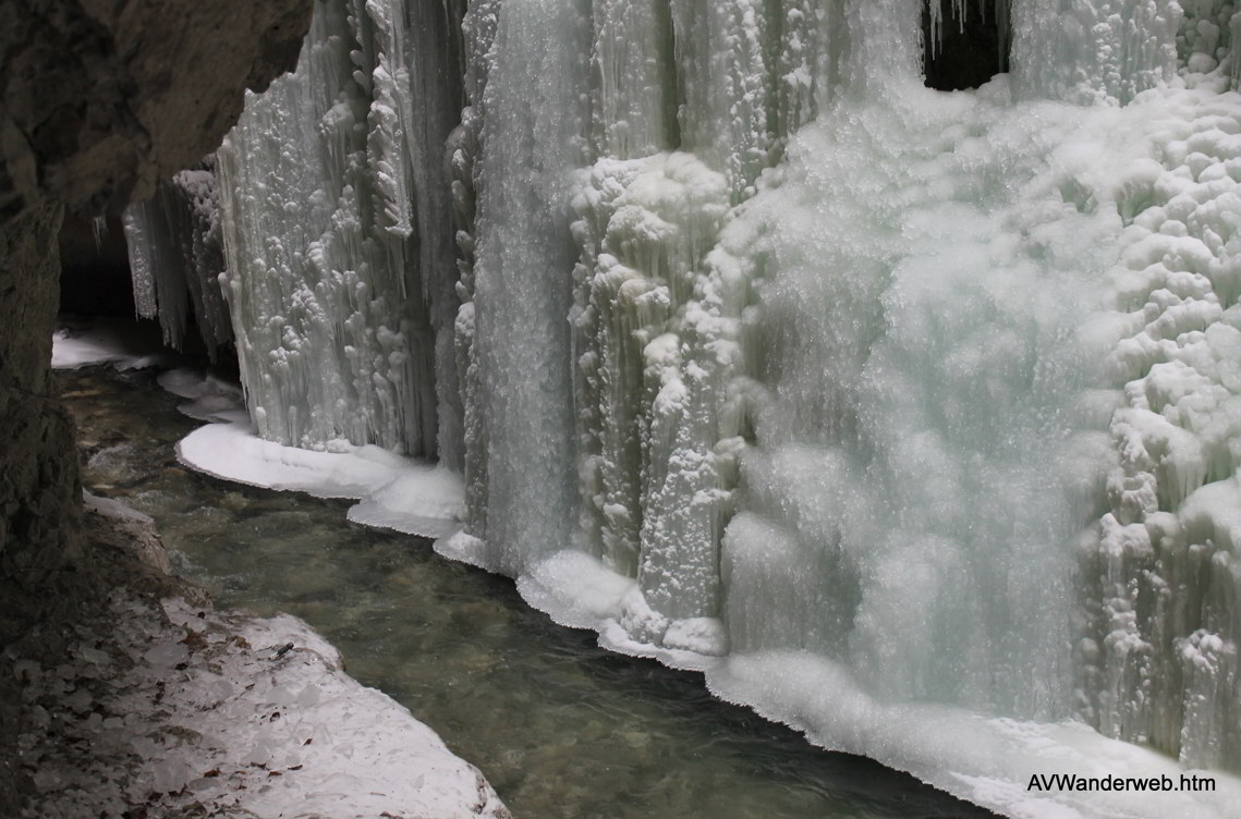 Parnachklamm im Eis