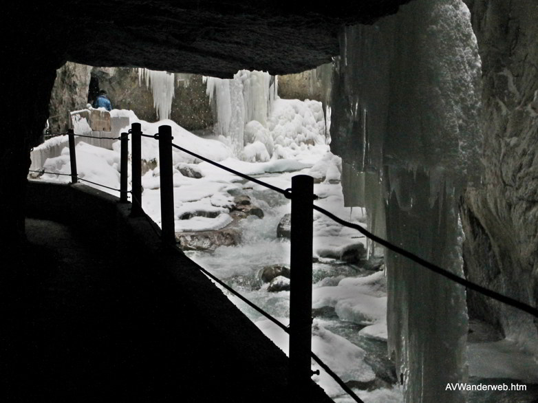 Parnachklamm im Eis