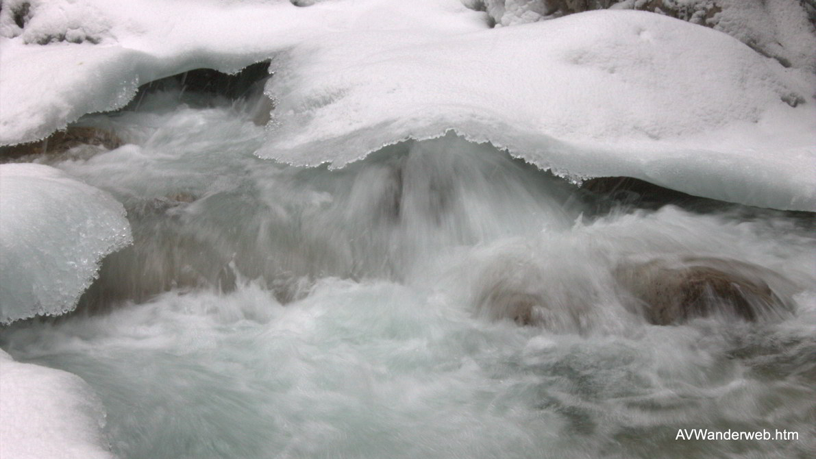 Parnachklamm im Eis