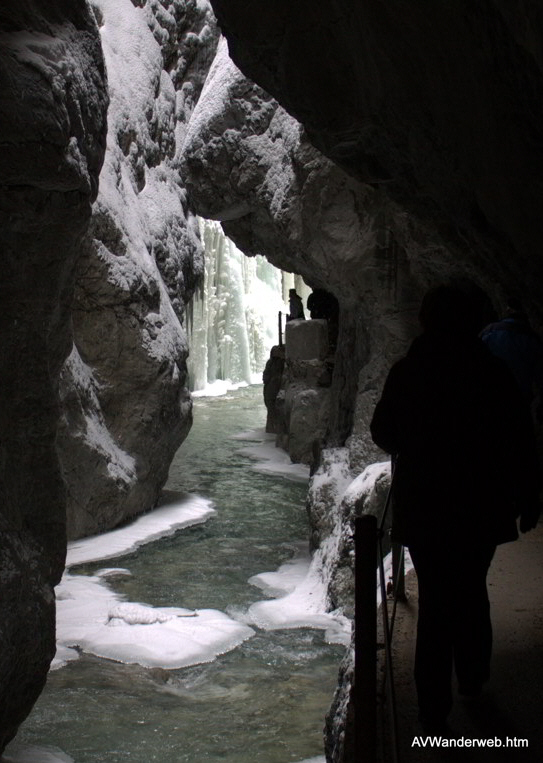 Parnachklamm im Eis