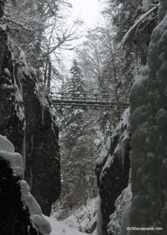 Parnachklamm im Eis