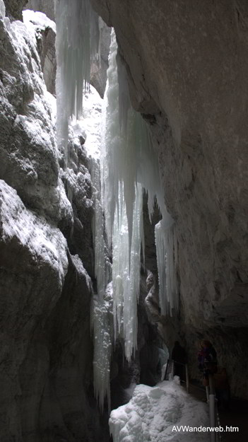 Parnachklamm im Eis