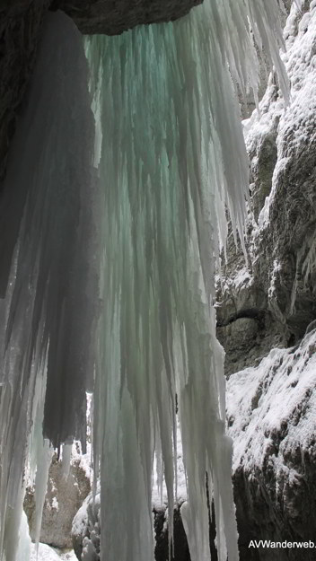 Parnachklamm im Eis