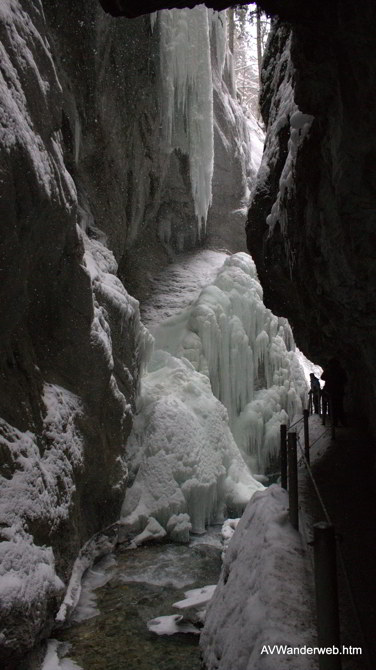 Parnachklamm im Eis