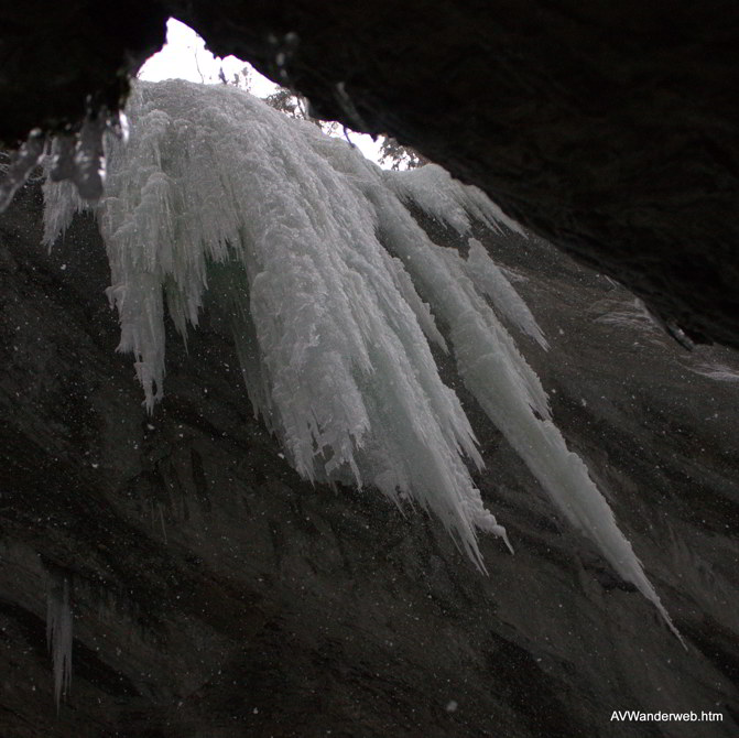 Parnachklamm im Eis