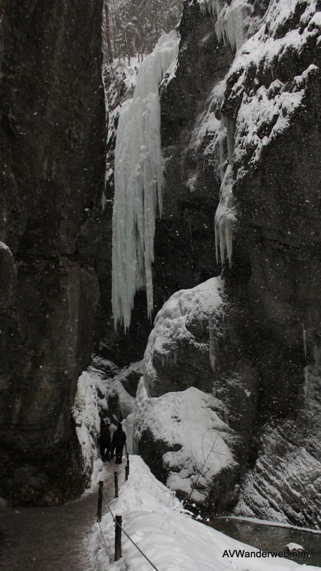 Parnachklamm im Eis