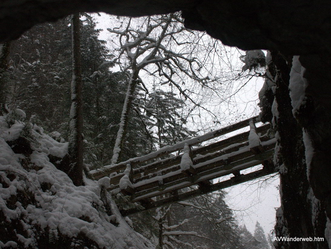 Parnachklamm im Eis