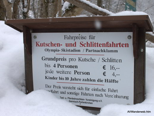 Parnachklamm im Eis