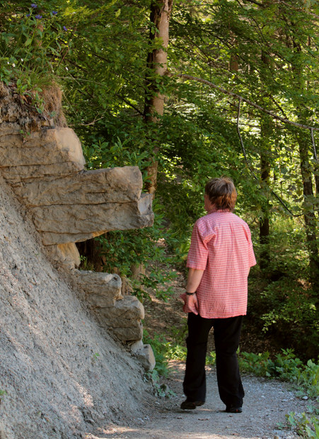 Schleierfälle Ammer Höhle Scheibum