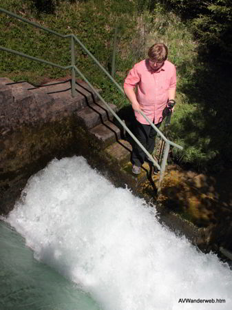 Schleierfälle Ammer Höhle Scheibum