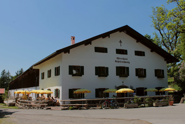 Schleierfälle Ammer Höhle Scheibum