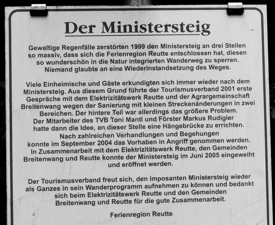 Der Ministersteig