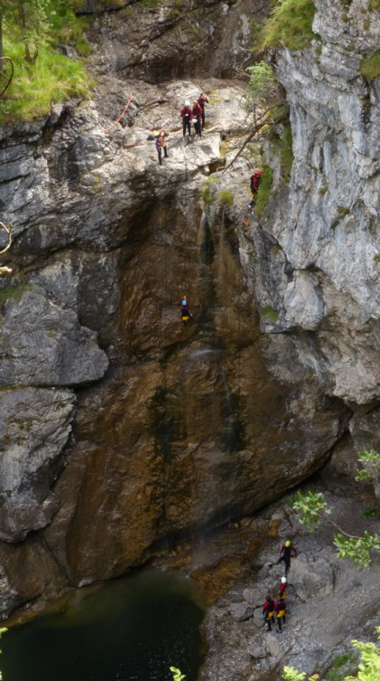 Canyoning Stuibenfälle Reutte