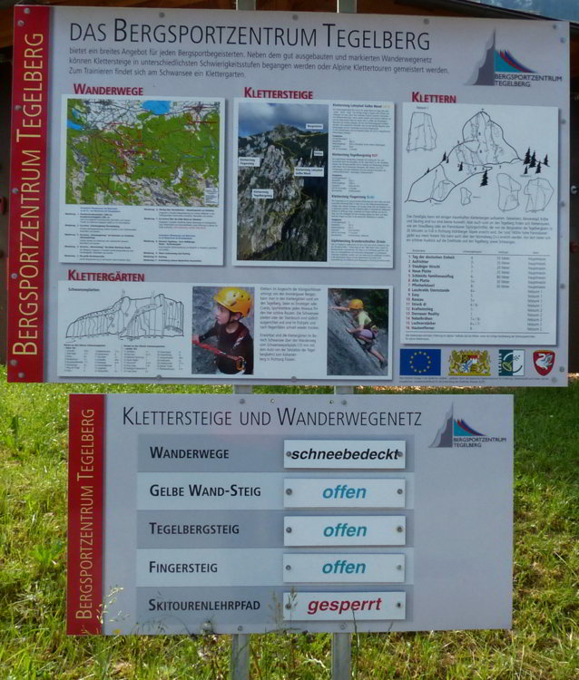 Tegelberg - Gelbe Wand Klettersteig